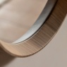 Gallery Direct Cedar Small Round Mirror 56cm - Oak