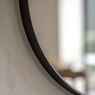 Gallery Direct Holworth Pebble Mirror Small - Black