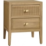 Illinois 2 Drawer Bedside - Oak