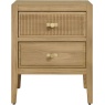 Illinois 2 Drawer Bedside - Oak