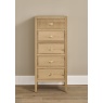 Illinois 5 Drawer Wellington Chest - Oak