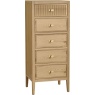 Illinois 5 Drawer Wellington Chest - Oak