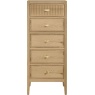 Illinois 5 Drawer Wellington Chest - Oak