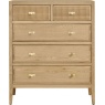 Illinois 3 + 2 Chest of Drawers - Oak