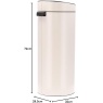 Brabantia Brabantia Touch Bin 30L - Soft Beige