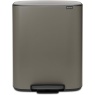 Brabantia Brabantia Bo Pedal Bin 2 x 30L - Platinum