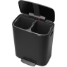 Brabantia Brabantia Bo Pedal Bin 2 x 30L - Matt Black