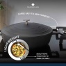Masterclass Cast Aluminium Casserole Dish 16cm - Black