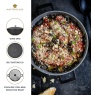 Masterclass Cast Aluminium Shallow Casserole Dish 32cm - Black