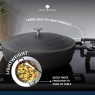 Masterclass Cast Aluminium Shallow Casserole Dish 32cm - Black