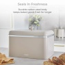 Tower Cavaletto Bread Bin - Latte
