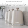 Tower Cavaletto Storage Canisters Set of 3 - Latte