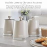 Tower Cavaletto Storage Canisters Set of 3 - Latte