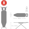 Brabantia Brabantia Ironing Board B Fairtrade Cotton 124x38cm - New Dawn