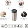 Brabantia Brabantia Make & Take Insulated Cup 360ml - Dark Grey
