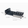 Joseph Joseph Joseph Joseph Extend Max Steel Dish Rack
