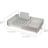 Joseph Joseph Joseph Joseph Extend Steel Expandable Dish Rack - Light Stone