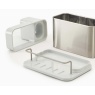 Joseph Joseph Surface Stainless-Steel Sink Tidy - Light Stone