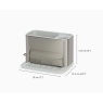 Joseph Joseph Surface Stainless-Steel Sink Tidy - Light Stone