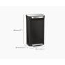 Joseph Joseph Titan 30L Waste Compactor - Carbon Black