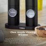 Tower Rechargeable Salt & Pepper Mill - Black