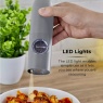 Tower Rechargeable Salt & Pepper Mill - Grey