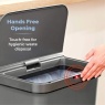 Tower 50L Rectangular Sensor Bin - Grey