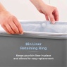 Tower 50L Rectangular Sensor Bin - Grey