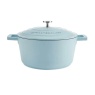 Masterclass Cast Aluminium Casserole Dish 24cm - Sky Blue