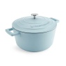 Masterclass Cast Aluminium Casserole Dish 24cm - Sky Blue