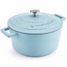 Masterclass Masterclass Cast Aluminium Casserole Dish 24cm - Sky Blue