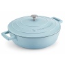 Masterclass Masterclass Cast Aluminium Shallow Casserole Dish 28cm - Sky Blue