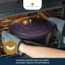 Masterclass Cast Aluminium Casserole Dish 20cm - Purple