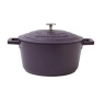 Masterclass Cast Aluminium Casserole Dish 24cm - Purple