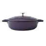 Masterclass Cast Aluminium Shallow Casserole Dish 28cm - Purple
