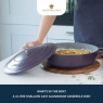 Masterclass Cast Aluminium Shallow Casserole Dish 28cm - Purple