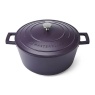 Masterclass Cast Aluminium Casserole Dish 28cm - Purple