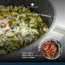 Masterclass Cast Aluminium Shallow Casserole Dish 28cm - Cream