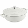 Masterclass Masterclass Cast Aluminium Shallow Casserole Dish 28cm - Cream
