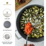 Masterclass Cast Aluminium Casserole Dish 28cm - Cream