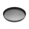 Masterclass Non-Stick Fluted Loose Base Quiche Tin Round 30cm