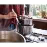 Joseph Joseph Joseph Joseph Space Steel 3 Piece Saucepan Set
