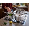 Joseph Joseph Joseph Joseph Space Steel 3 Piece Saucepan Set