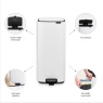 Brabantia Brabantia Bo Pedal Bin 30L - Matt Black