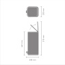Brabantia Brabantia Bo Pedal Bin 30L - Matt Black