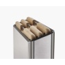 Joseph Joseph Folio Steel Bamboo 3 Piece Board Set - Silver