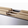 Joseph Joseph Folio Steel Bamboo 3 Piece Board Set - Silver