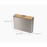 Joseph Joseph Folio Steel Bamboo 3 Piece Board Set - Silver
