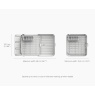 Joseph Joseph Joseph Joseph Extend Steel Plus Dish Drainer with Wine Glass Rack - Light Stone