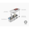 Joseph Joseph Cupboardstore 2-Tier Caddy